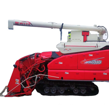 high quality agriculture combine harvester machine rice cutterluckystar half-feed rice combine harvester